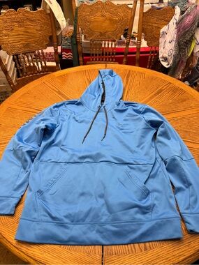 Simms Sky Blue Men's Hooded Zip-Up Sweatshirt